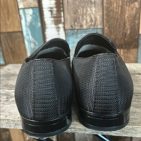 Stacy Adam’s 11.5 Black Textured Men's Loafers with tassels - Picture 7 of 16